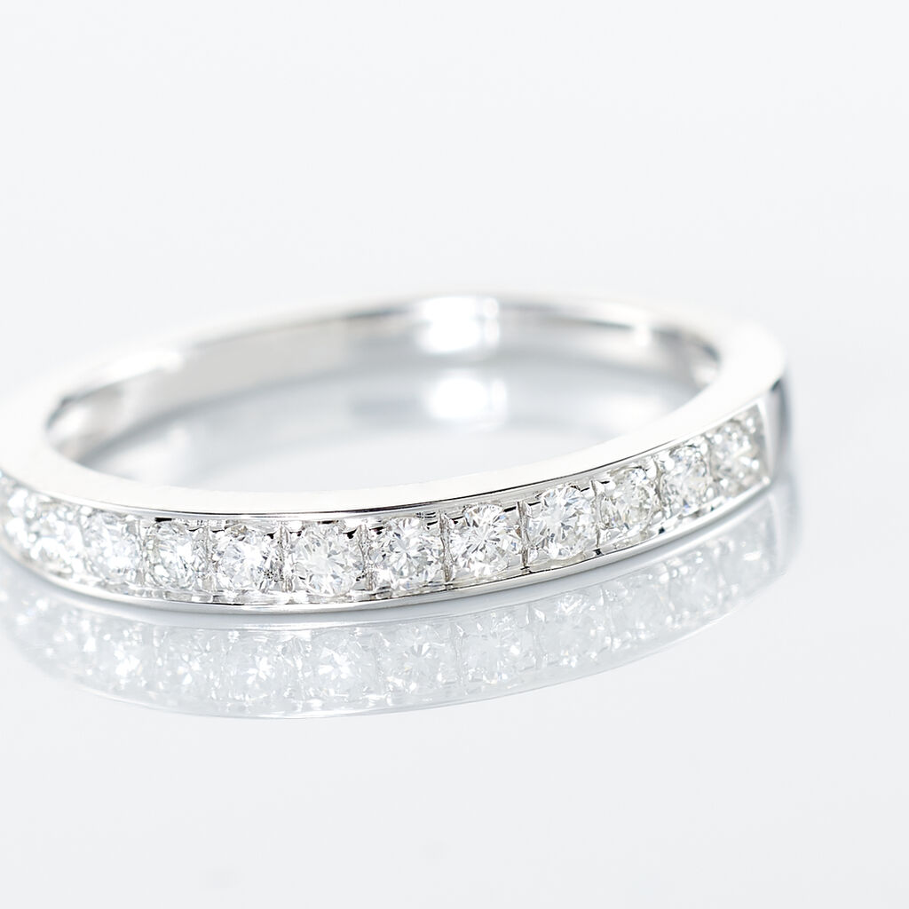Alliance Rhea Or Blanc Diamant - Eheringe mit Stein Damen | OROVIVO