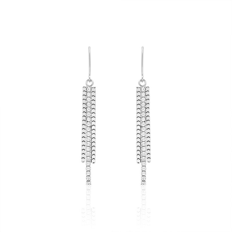 Boucles D'oreilles Argent Et Oxyde - Spannringe Damen | OROVIVO