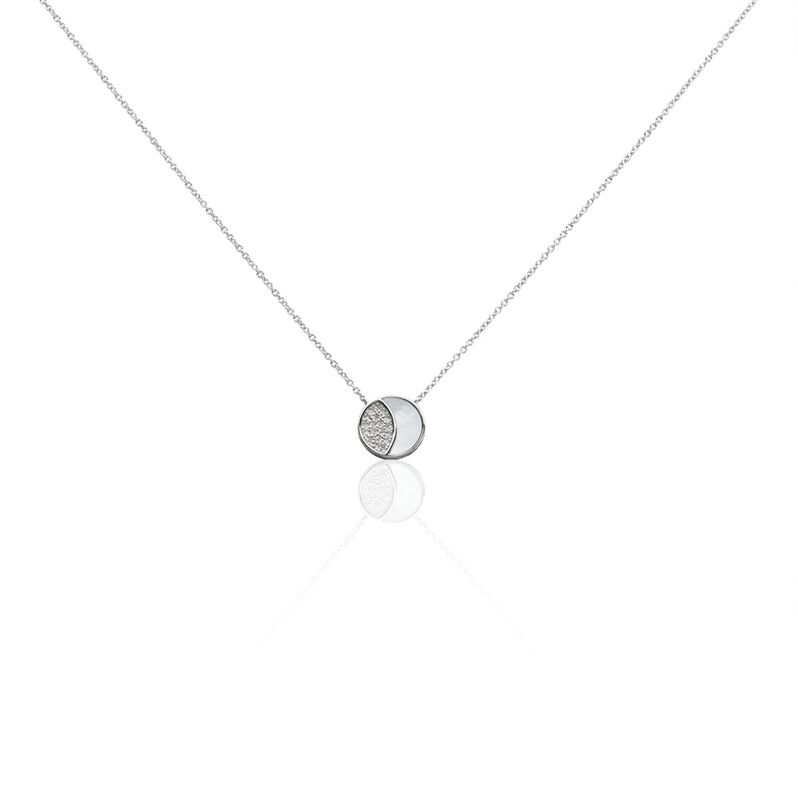 Collier Argent Rhodié Haile Oxydes De Zirconium - Spannringe Damen | OROVIVO