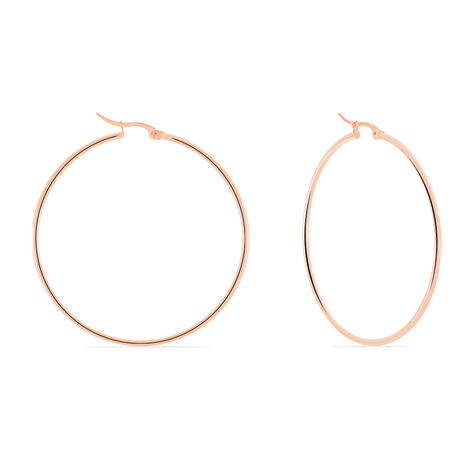Damen Creolen Edelstahl Rosé Vergoldet - Creolen Damen | OROVIVO