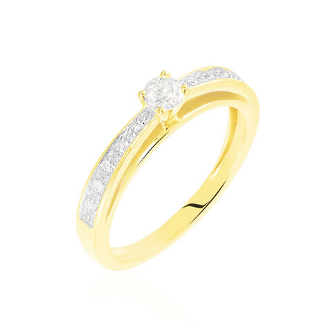 Damen Ring Gold 375 Diamant 0,21ct Imposa  - Verlobungsringe Damen | OROVIVO