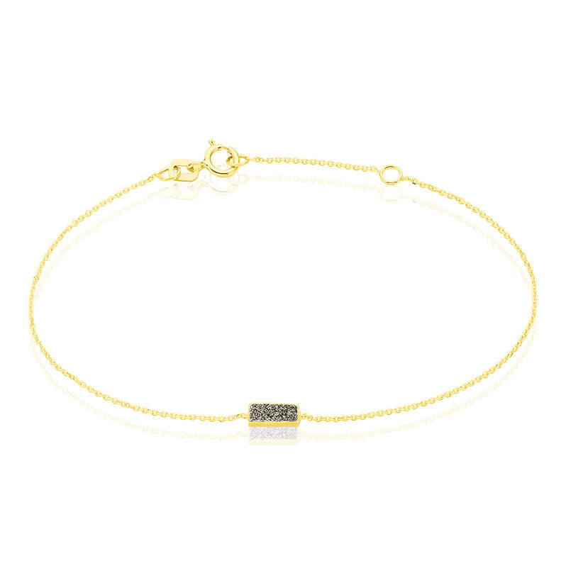 Bracelet Or Jaune Celtina Forme Baguette - Spannringe Damen | OROVIVO