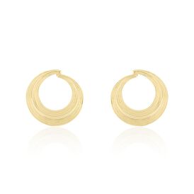 Damen Ohrstecker Messing Gold plattiert  - Ohrringe Damen | OROVIVO