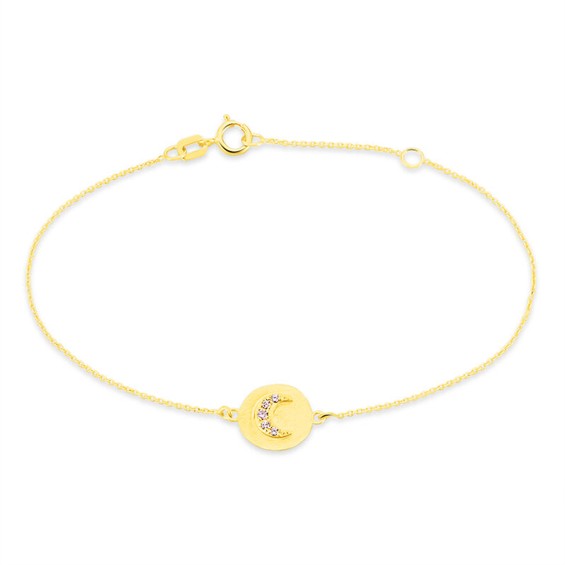 Bracelet Or Jaune Flauriane Oxyde - Spannringe Damen | OROVIVO