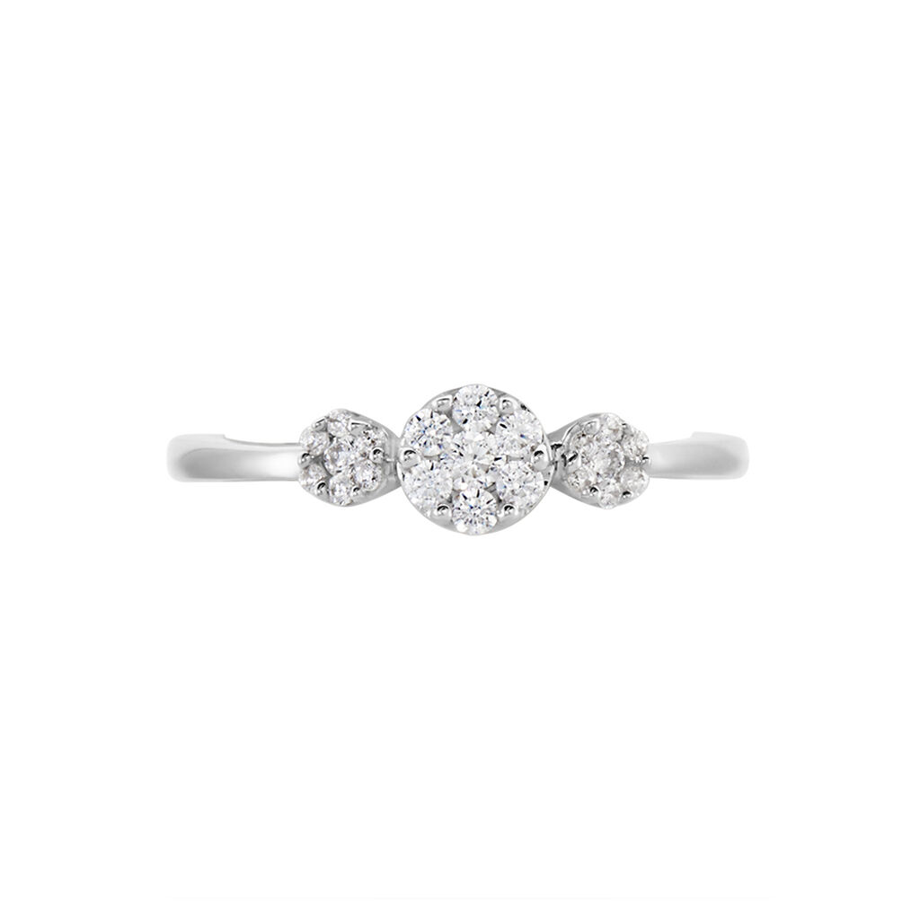 Damen Ring Silber 925 Zirkonia Trio Nika - Ringe mit Stein Damen | OROVIVO