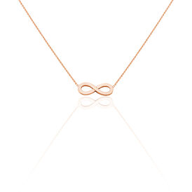 Damen Halskette Silber 925 Rosé Vergoldet Infinity - Ketten mit Anhänger  | OROVIVO