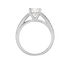Damen Ring Silber 925 Zirkonia Weiß 2,020 ct B 1,6 mm