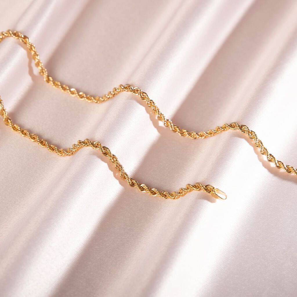 Damenarmband Kordelkette Gold 585  - Armketten Damen | OROVIVO