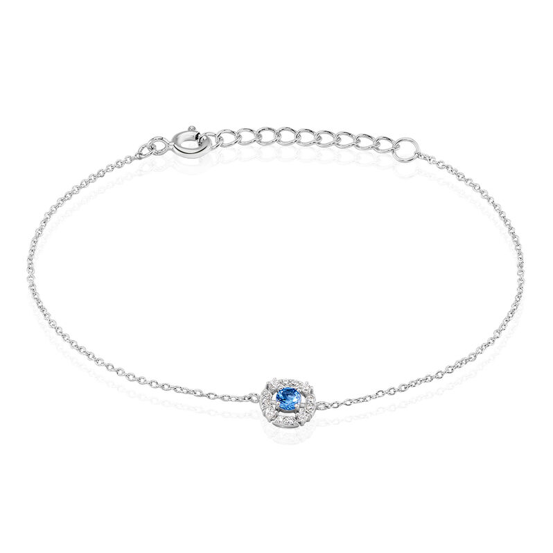 Bracelet Argent Rhodie Carren Solitaire - Spannringe Damen | OROVIVO