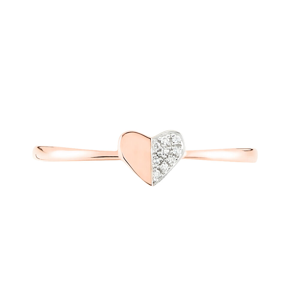 Bague Emilia Or Rose Diamant - Spannringe Damen | OROVIVO
