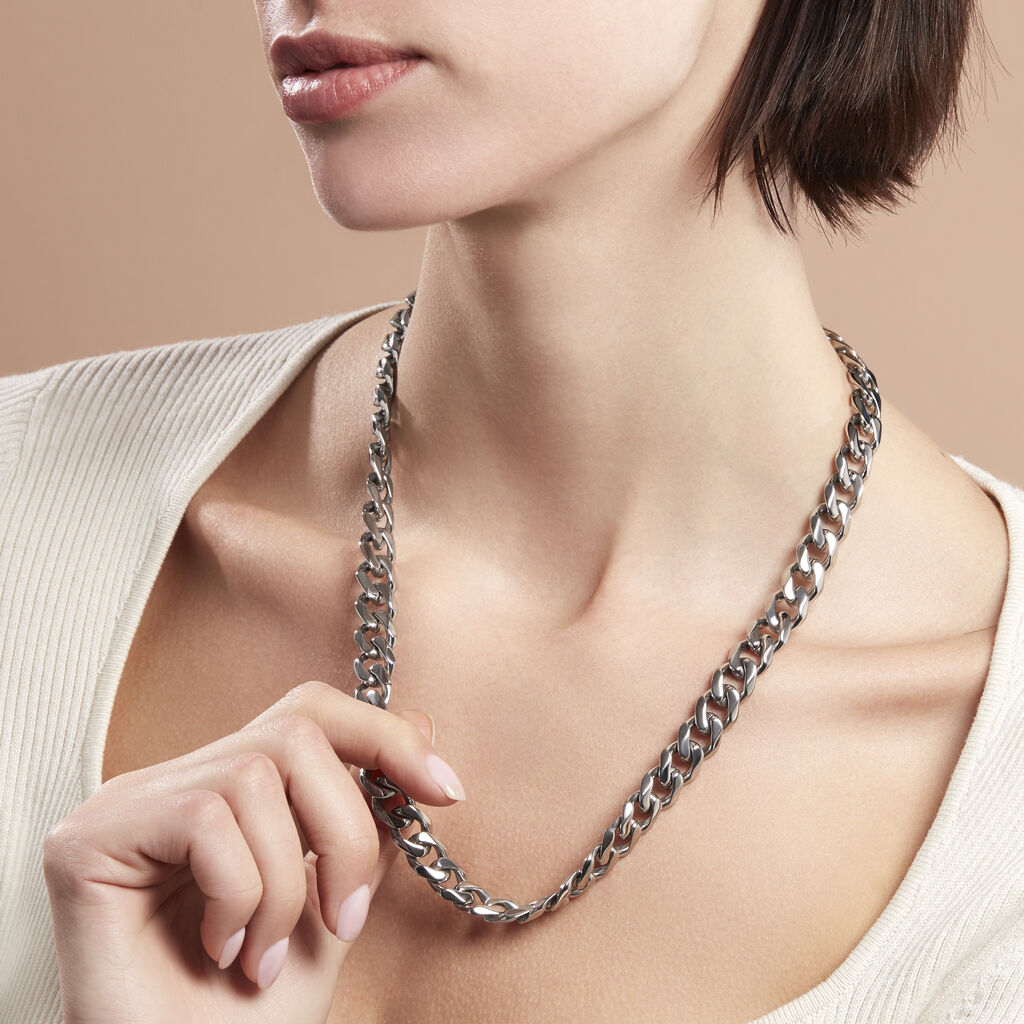 Damen Panzerkette Edelstahl  - Halsketten Damen | OROVIVO