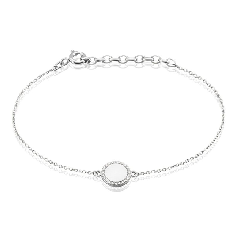 Bracelet Argent Weiss Paros - Spannringe Damen | OROVIVO