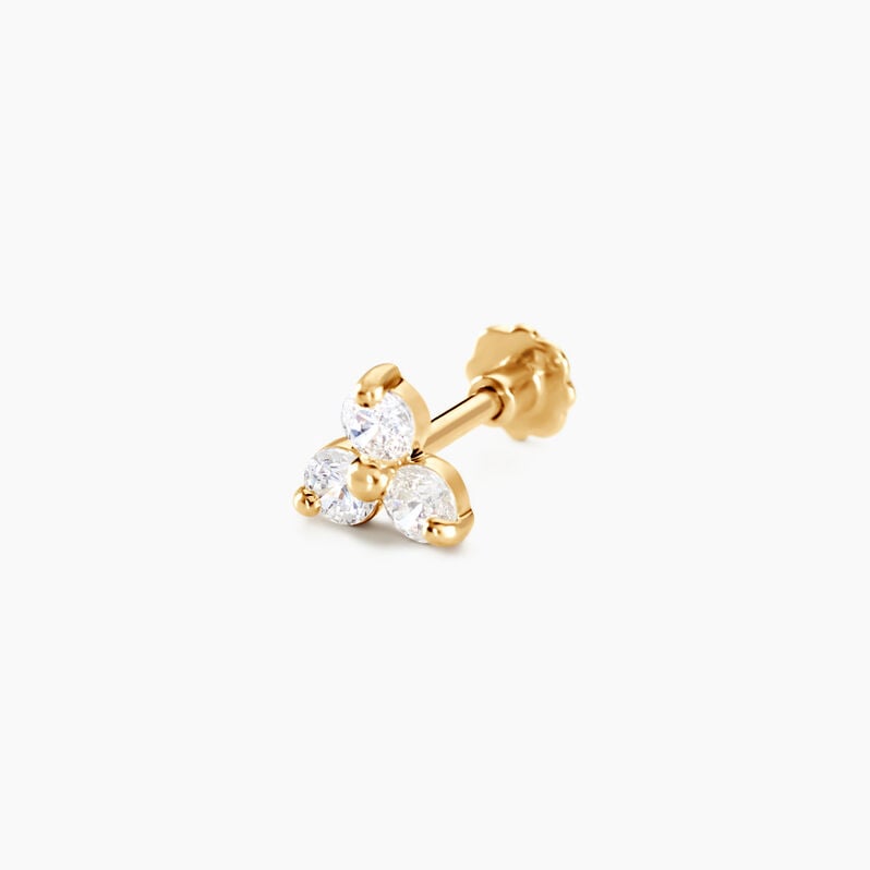 Piercing Nakato Or Jaune Oxyde De Zirconium - Schmuck mit Stein Damen | OROVIVO