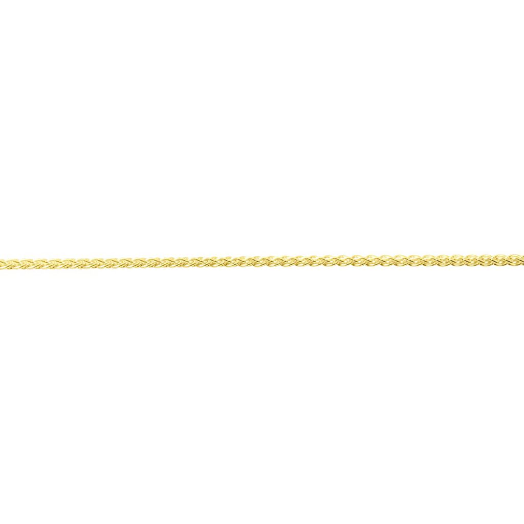 Thumbnail - Damen Zopfkette Gold 375 , Kette ohne Stein
