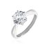 MARIETA Damen Ring Silber 925 Zirkonia Weiß 2,98 ct B 2,2 mm
