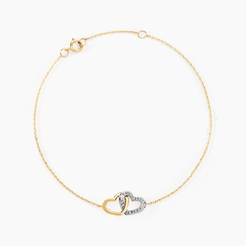 Bracelet Marciane Or Jaune Diamant - Spannringe Damen | OROVIVO