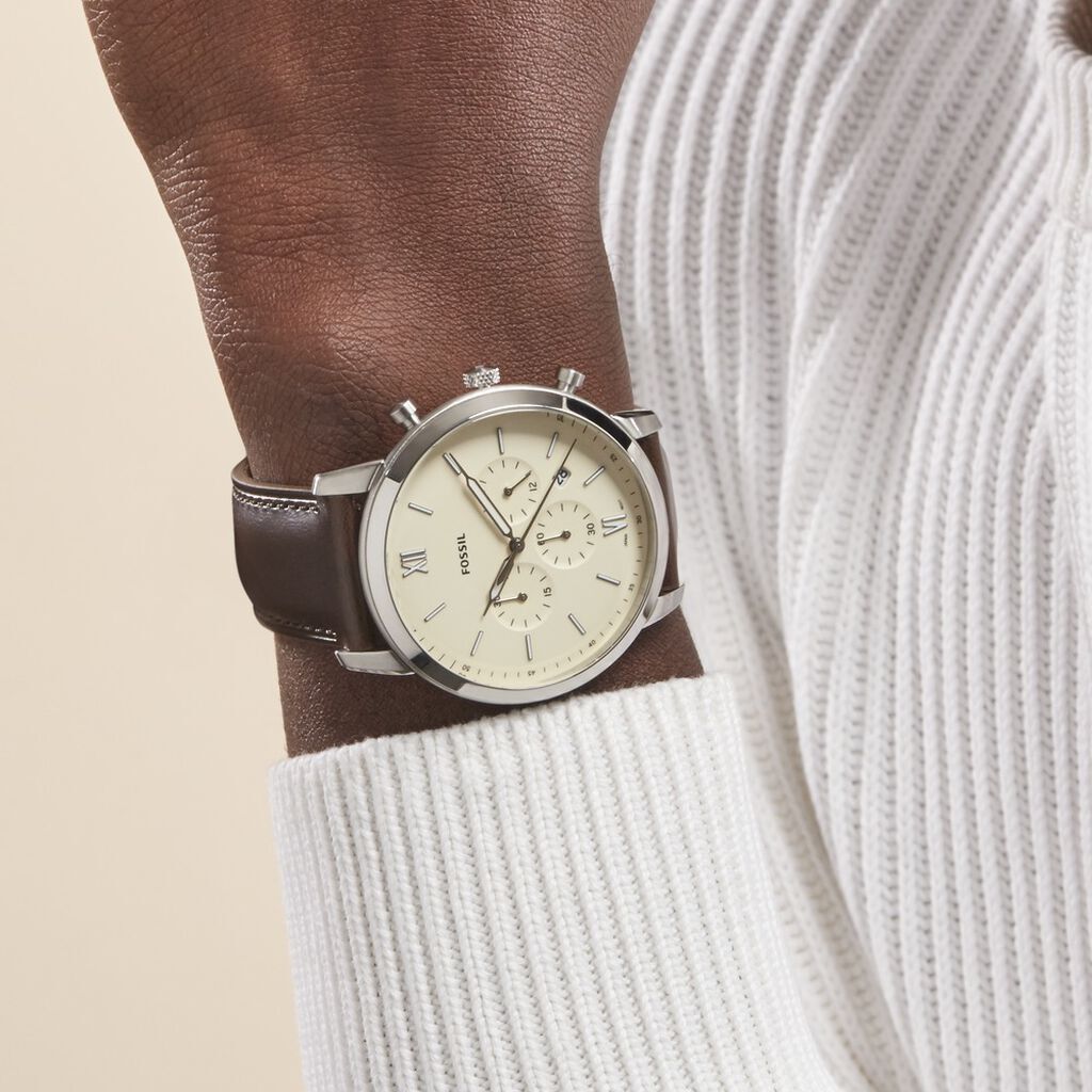 Fossil Herrenuhr Neutra Chronograph FS5380 Quarz - Armbanduhren Herren | OROVIVO