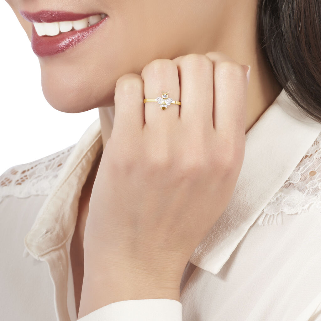 Bague Or Jaune Anabel - Spannringe Damen | OROVIVO