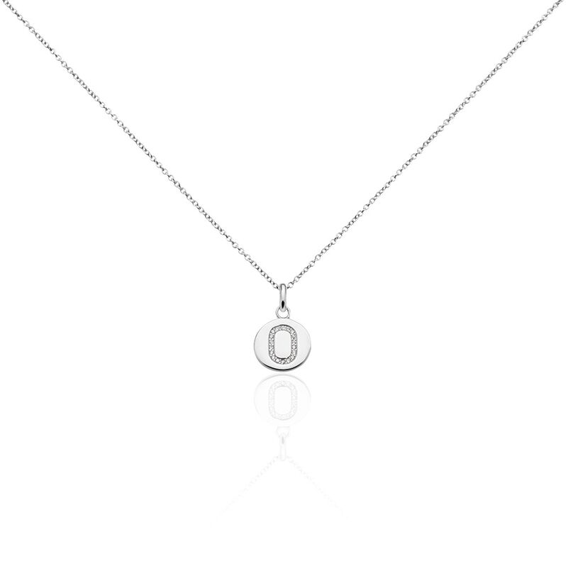 Collier Argent Rhodié Eugenien Oxydes De Zirconium - Spannringe Damen | OROVIVO