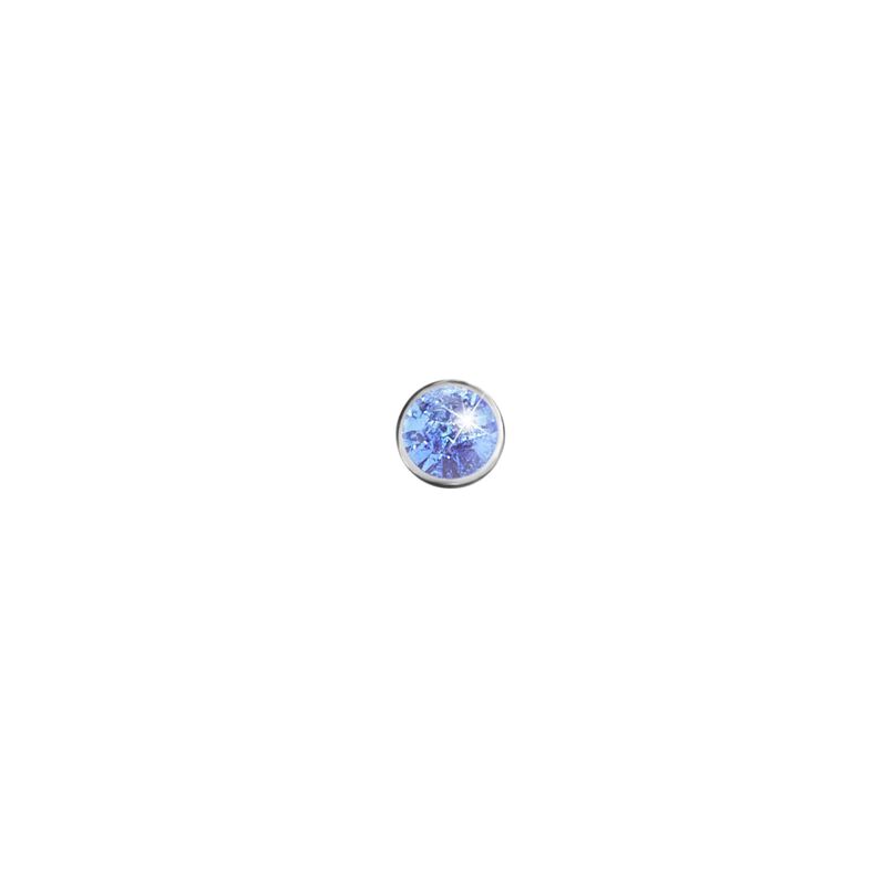 Piercing Naso Punto Luce Silver Collection Argento Rodiato Cristallo - Spannringe Unisex | OROVIVO