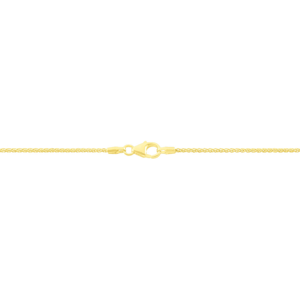 Damen Zopfkette Gold 375  - Halsketten Damen | OROVIVO
