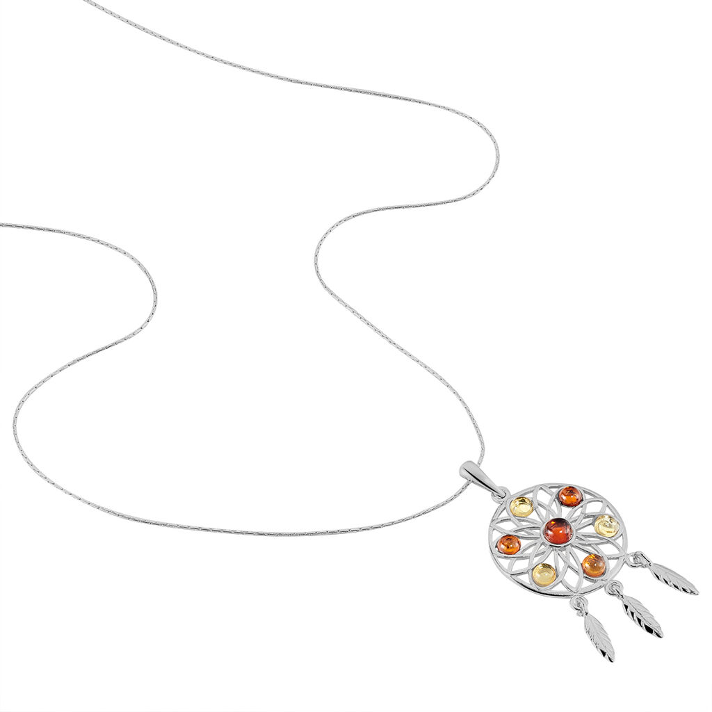 Collier Lorena Argent Attrape Reve Ambre - Spannringe Damen | OROVIVO