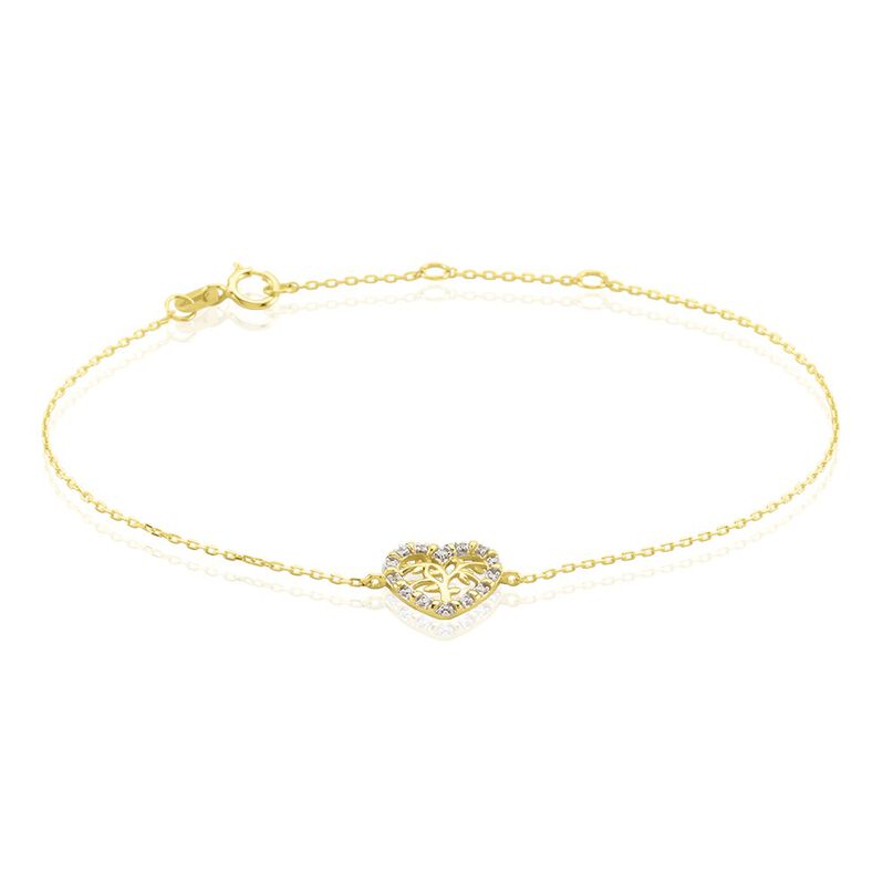Bracelet Or Jaune Norissa Diamants - Spannringe Damen | OROVIVO