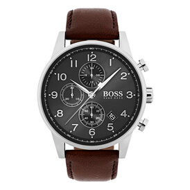 Boss Herrenuhr Black Navigator Hau Est Quarz - Analoguhren Herren | OROVIVO
