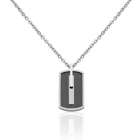 Herren Halskette Edelstahl Dog Tag - Ketten ohne Stein Herren | OROVIVO