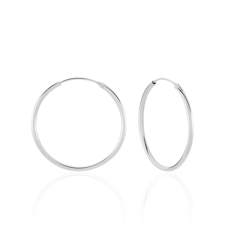 Damen Creolen Silber 925 Diamantiert - Creolen Damen | OROVIVO