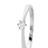 AMARUNE Damen Ring Platin Wei&szlig; 600 Diamant Wei&szlig; 0,15 ct