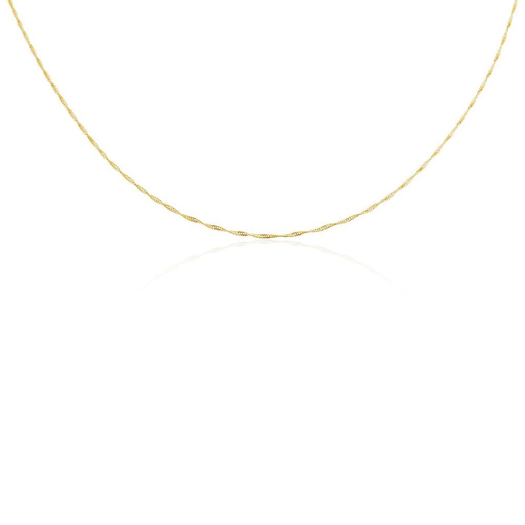 SINGAPUR 1 Damen Kette Gold 375 (9 Karat) B 1,2 mm
