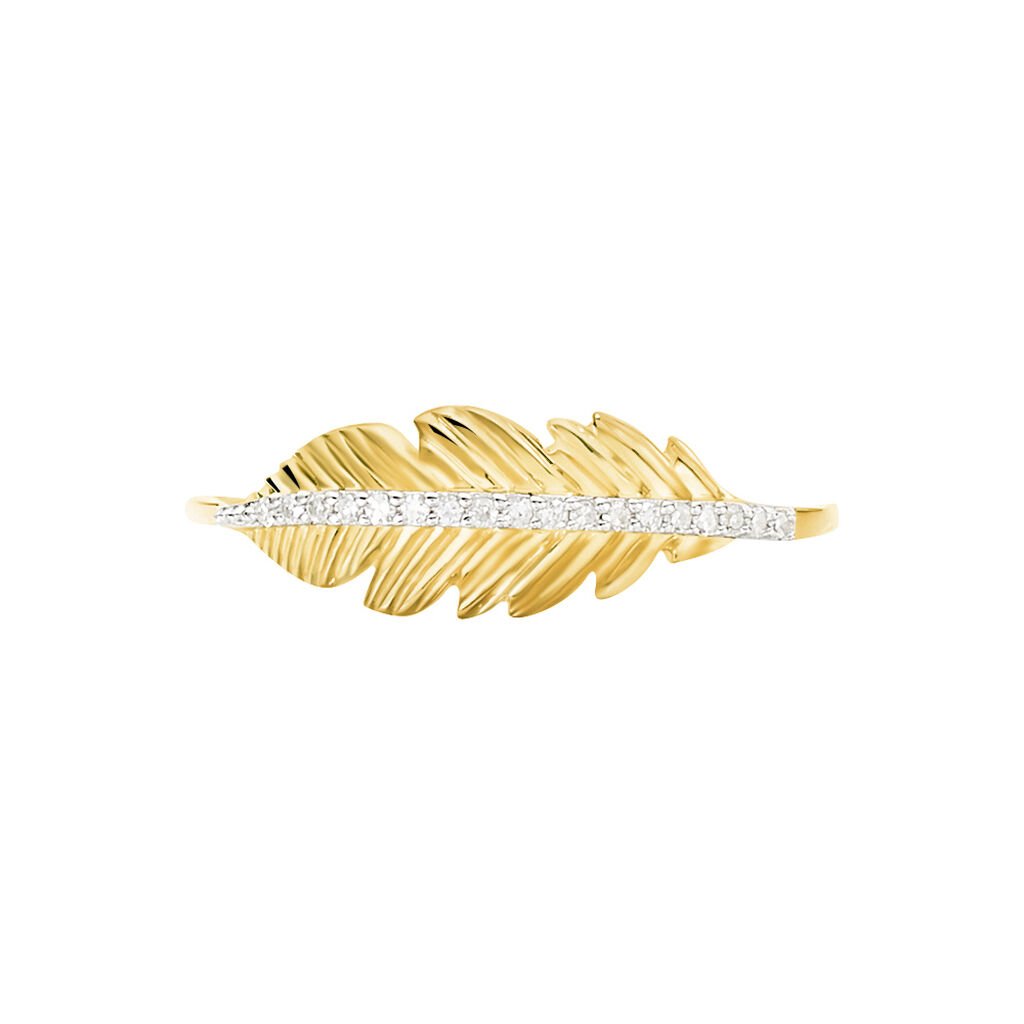 Bague Paola Or Jaune Diamant - Spannringe Damen | OROVIVO