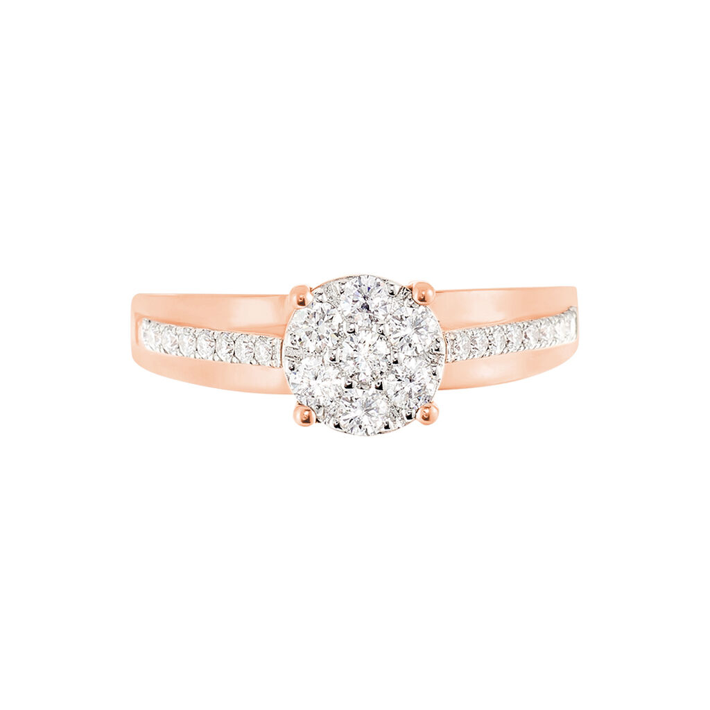 Bague Kate Or Rose Diamant - Spannringe Damen | OROVIVO