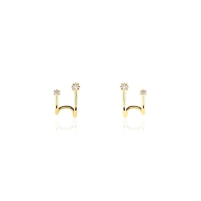 Créoles Or Jaune Cosmo Oxydes De Zirconium - Spannringe Damen | OROVIVO