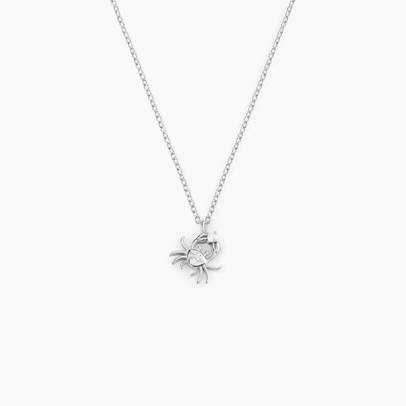 Collier Amalthee Argent Weiss Oxyde De Zirconium - Spannringe Damen | OROVIVO
