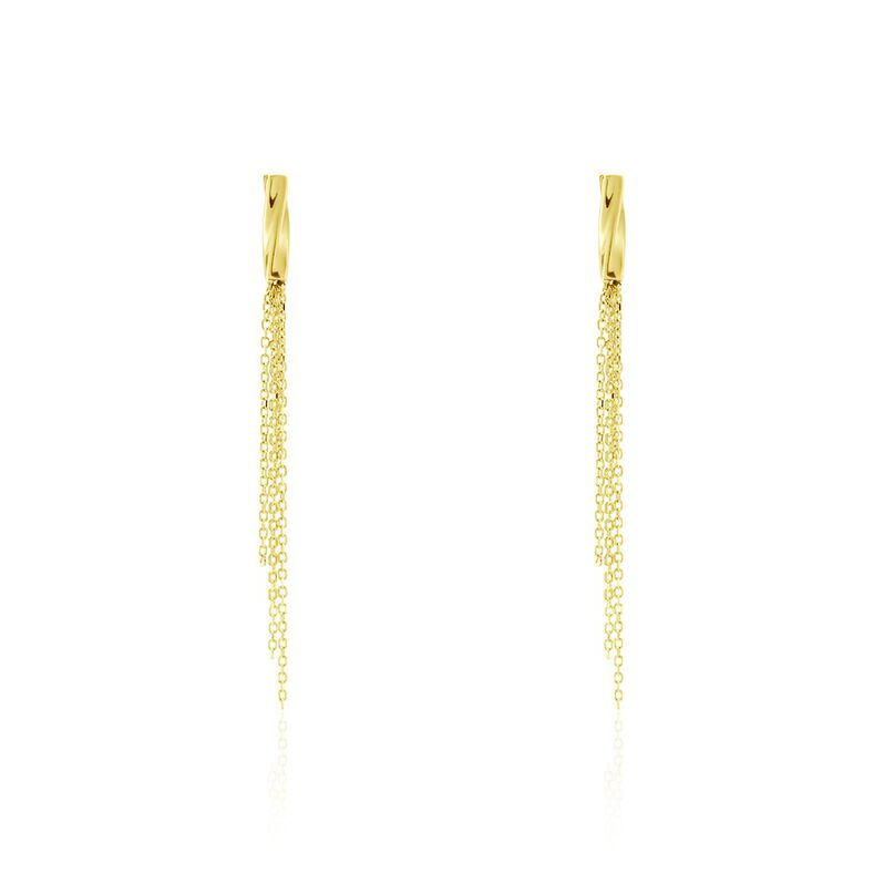 Boucles D'oreilles Pendantes Armoise Or Jaune - Spannringe Damen | OROVIVO