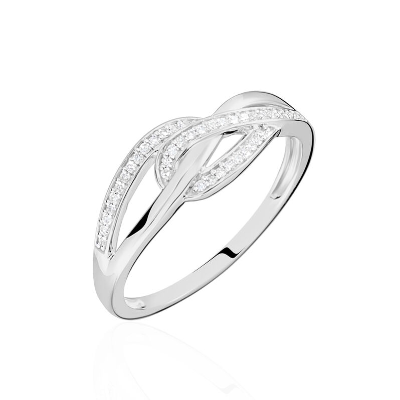 Bague Or Weiss Ritona Diamants - Spannringe Damen | OROVIVO