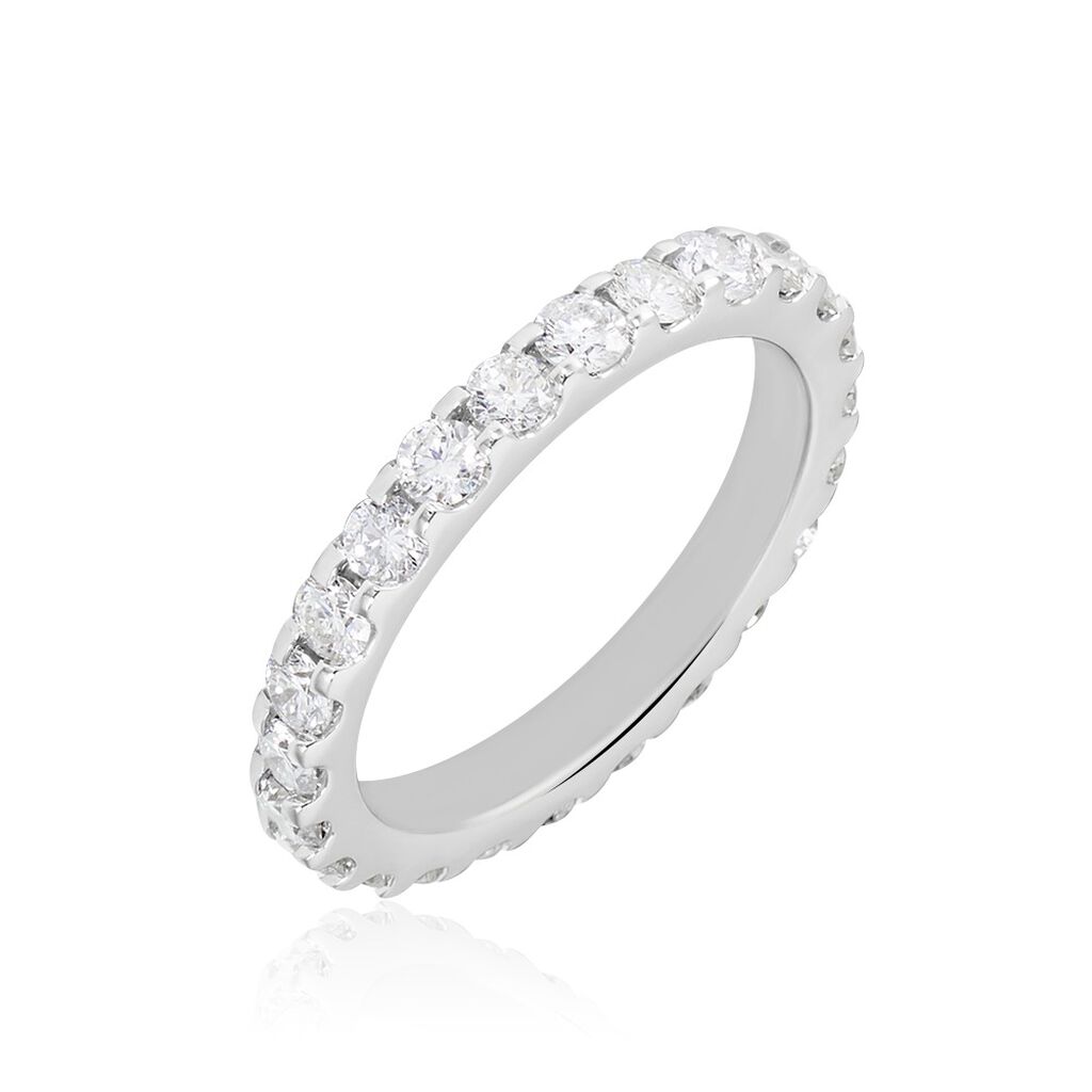 Damen Ring Weißgold 750 Diamant 2ct  - Ringe mit Stein Damen | OROVIVO