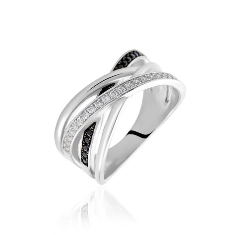 Damenring Silber 925 Zirkonia gekreuzt Mariola - Ringe mit Stein Damen | OROVIVO