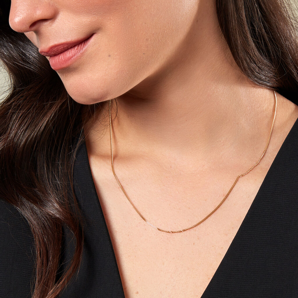 Unisex Kette Gold 585 4,5cm - Halsketten Unisex | OROVIVO