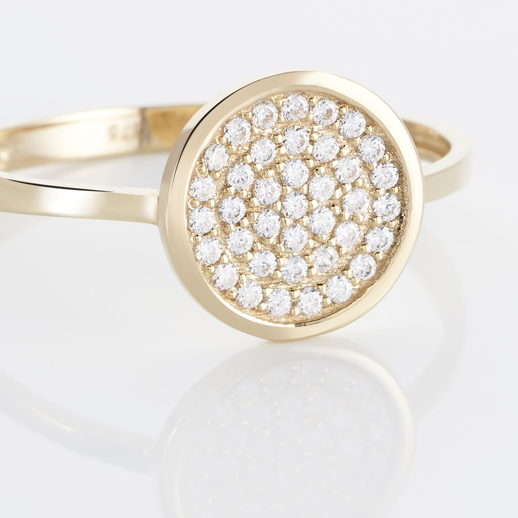 Bague Or Jaune Arina Oxydes - Spannringe Damen | OROVIVO