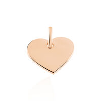 ALERIA GRAVUR Damen Anhänger Silber rosevergoldet 925 Herz