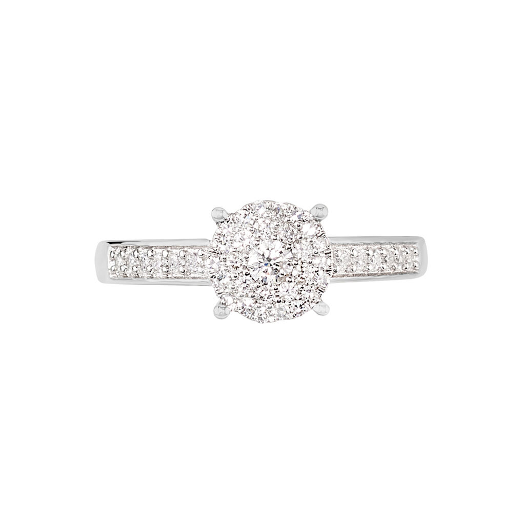 Bague Serena Or Weiss Diamants - Spannringe Damen | OROVIVO