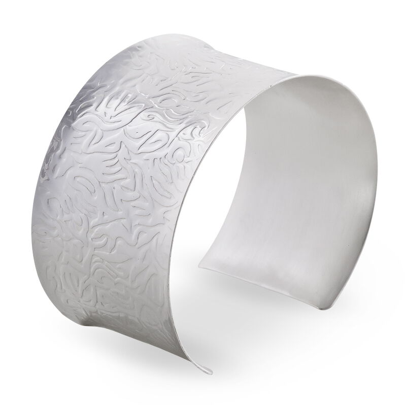 Bracelet Jonc Joanna Argent Blanc - Spannringe Damen | OROVIVO