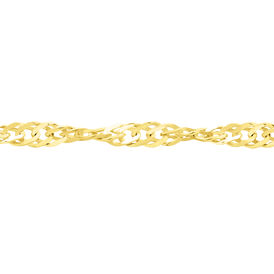 Damen Singapurkette Gold 375 55cm - Ketten ohne Anhänger Damen | OROVIVO