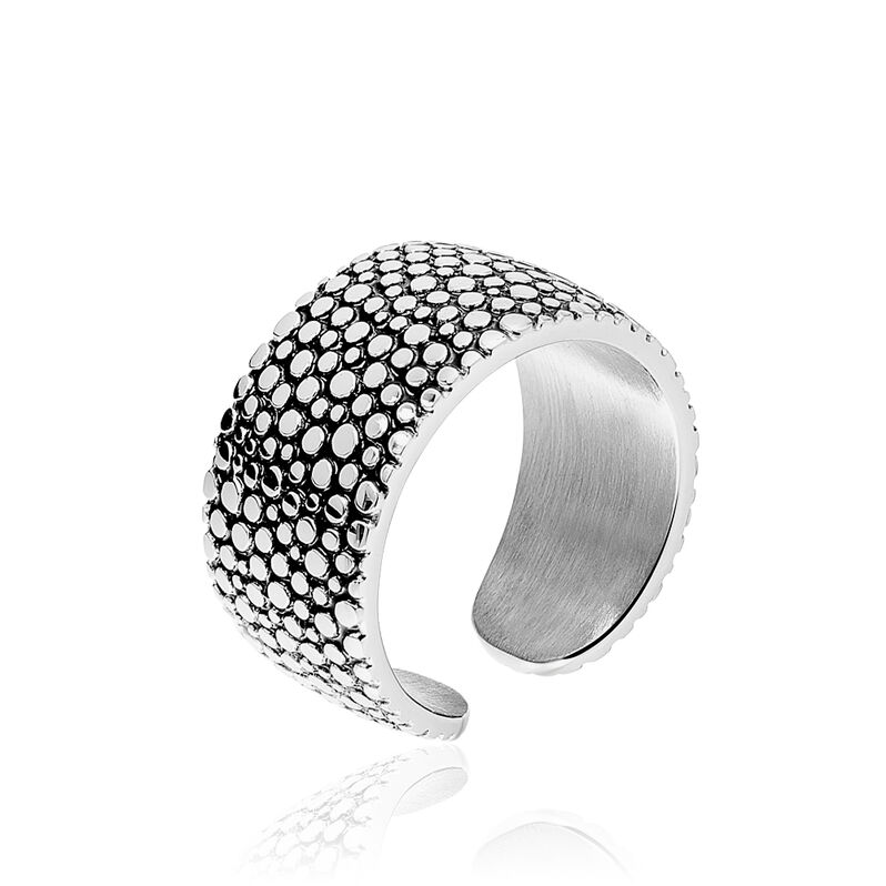 Bague Alanis Acier Blanc - Spannringe Damen | OROVIVO