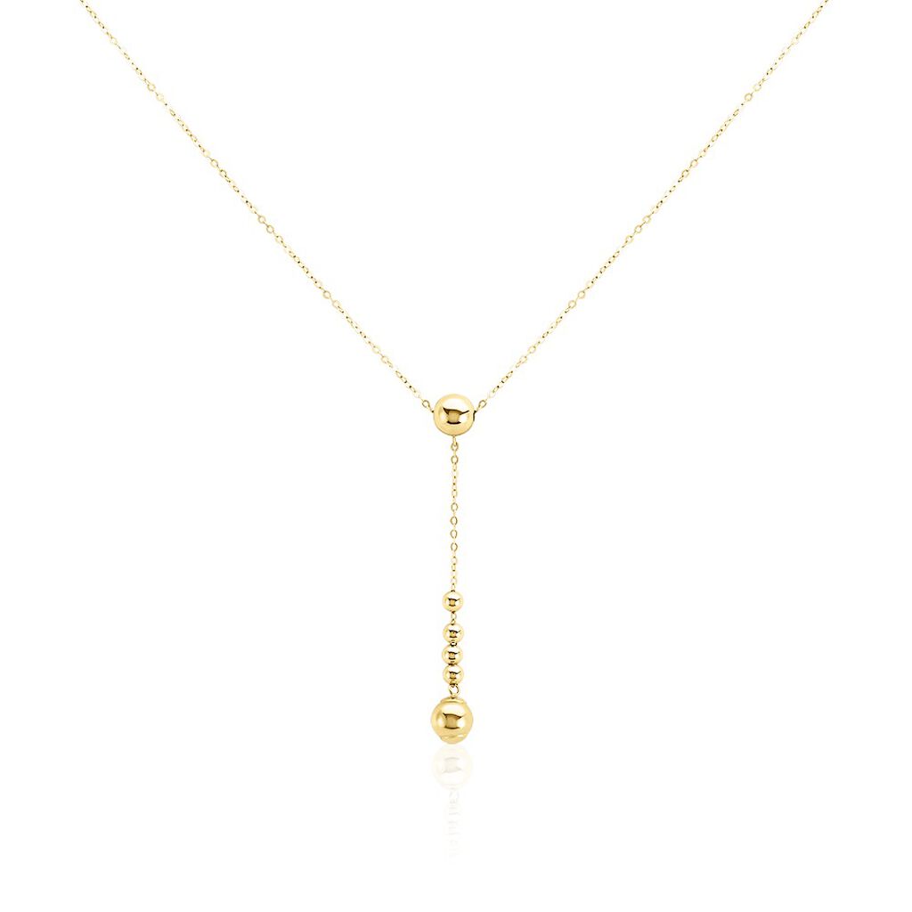 Damen Collier Gold 585 , Collier ohne Stein