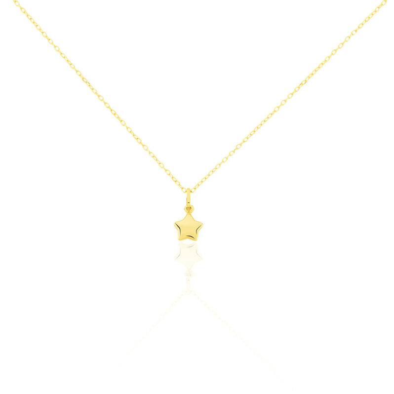 Collana in oro giallo con ciondolo Stella - Spannringe Kinder | OROVIVO