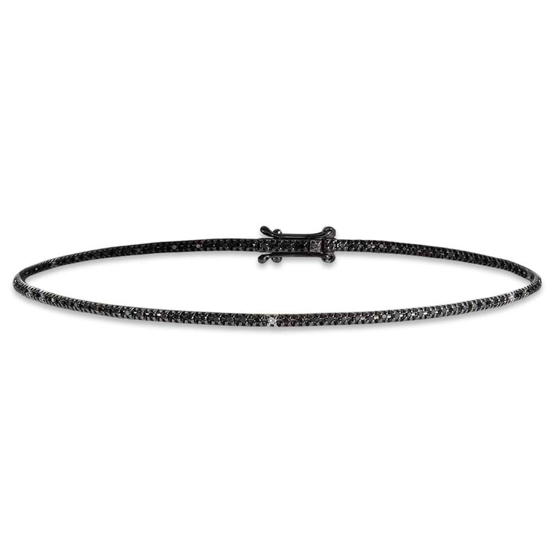 Bracciale Tennis L'homme Diamant Oro Bianco Diamante - Spannringe Herren | OROVIVO